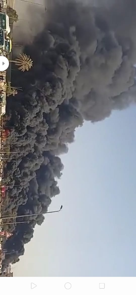 بوابة عشموذيع|عاجل| انفجار خط مازوت بطريق مصر الإسماعيلية
