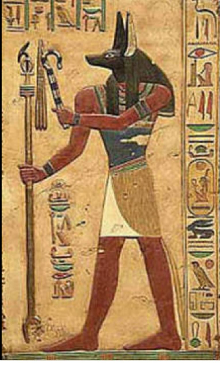 الاله أنوبيس في مصر  القديمة